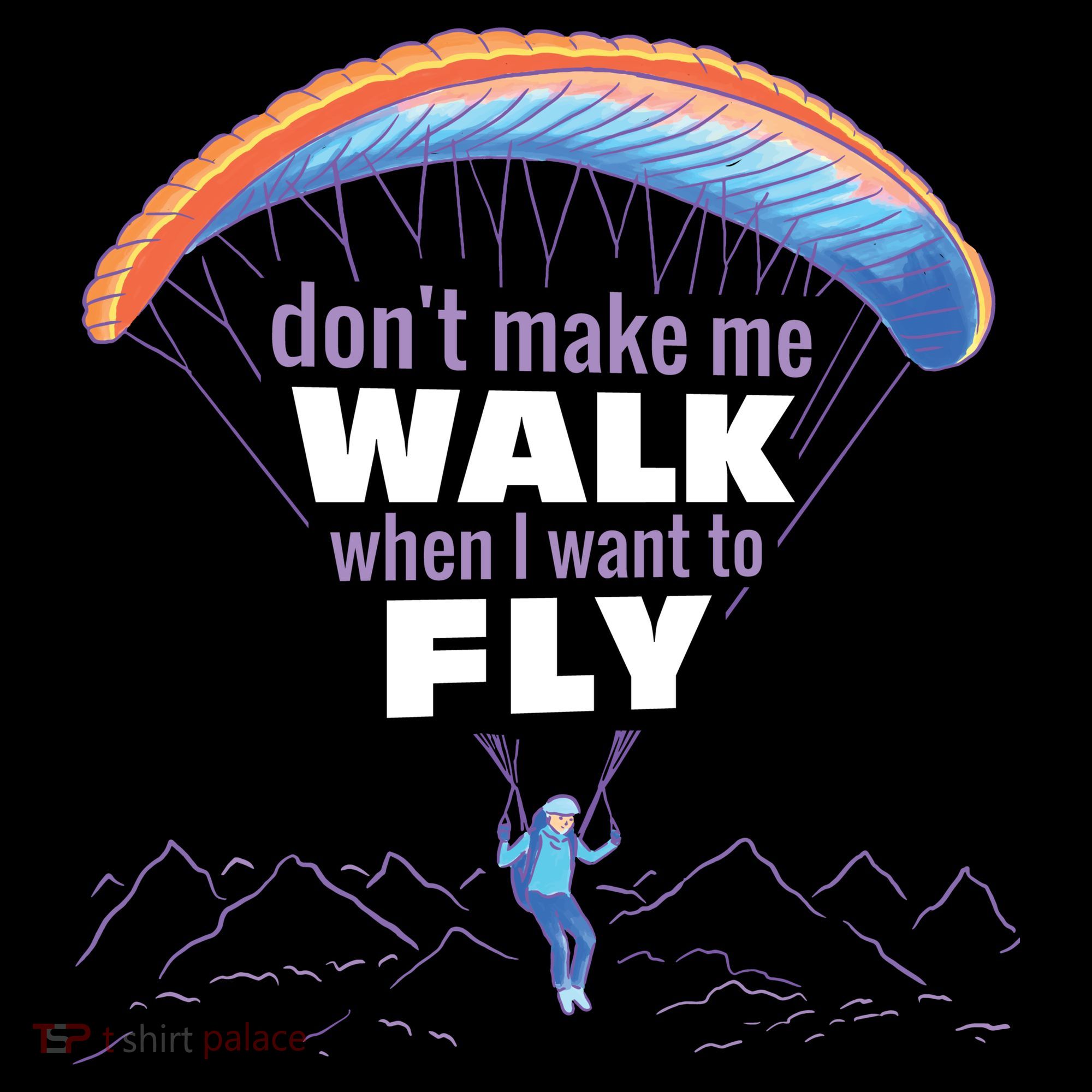 Want To Fly Paragliding Kids Sweatshirt