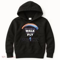 Want To Fly Paragliding Kids Hoodie thumb 0