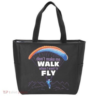 Want To Fly Paragliding Tote Bag
