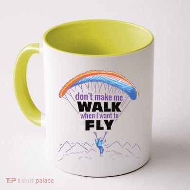 Want To Fly Paragliding Coffee Mug