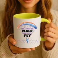 Want To Fly Paragliding Coffee Mug thumb 3