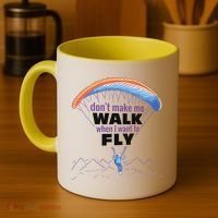 Want To Fly Paragliding Coffee Mug thumb 4
