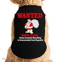 Wanted Santa Claus Home Invasion Doggie Tank thumb 0