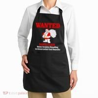 Wanted Santa Claus Home Invasion Apron thumb 2