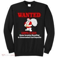Wanted Santa Claus Home Invasion Sweatshirt thumb 0