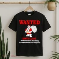 Wanted Santa Claus Home Invasion T-Shirt thumb 2
