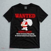Wanted Santa Claus Home Invasion T-Shirt thumb 5
