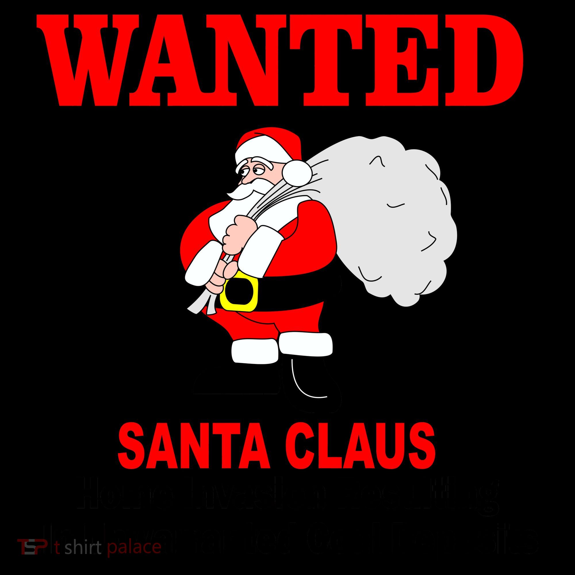 Wanted Santa Claus Home Invasion Coffee Mug