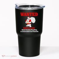 Wanted Santa Claus Home Invasion Tumbler thumb 0