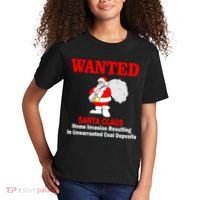 Wanted Santa Claus Home Invasion Kids T-Shirt thumb 2