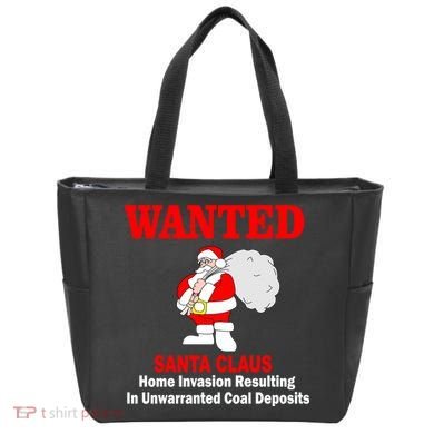 Wanted Santa Claus Home Invasion Tote Bag