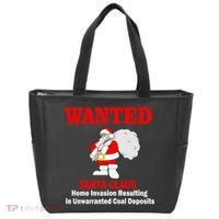 Wanted Santa Claus Home Invasion Tote Bag thumb 0