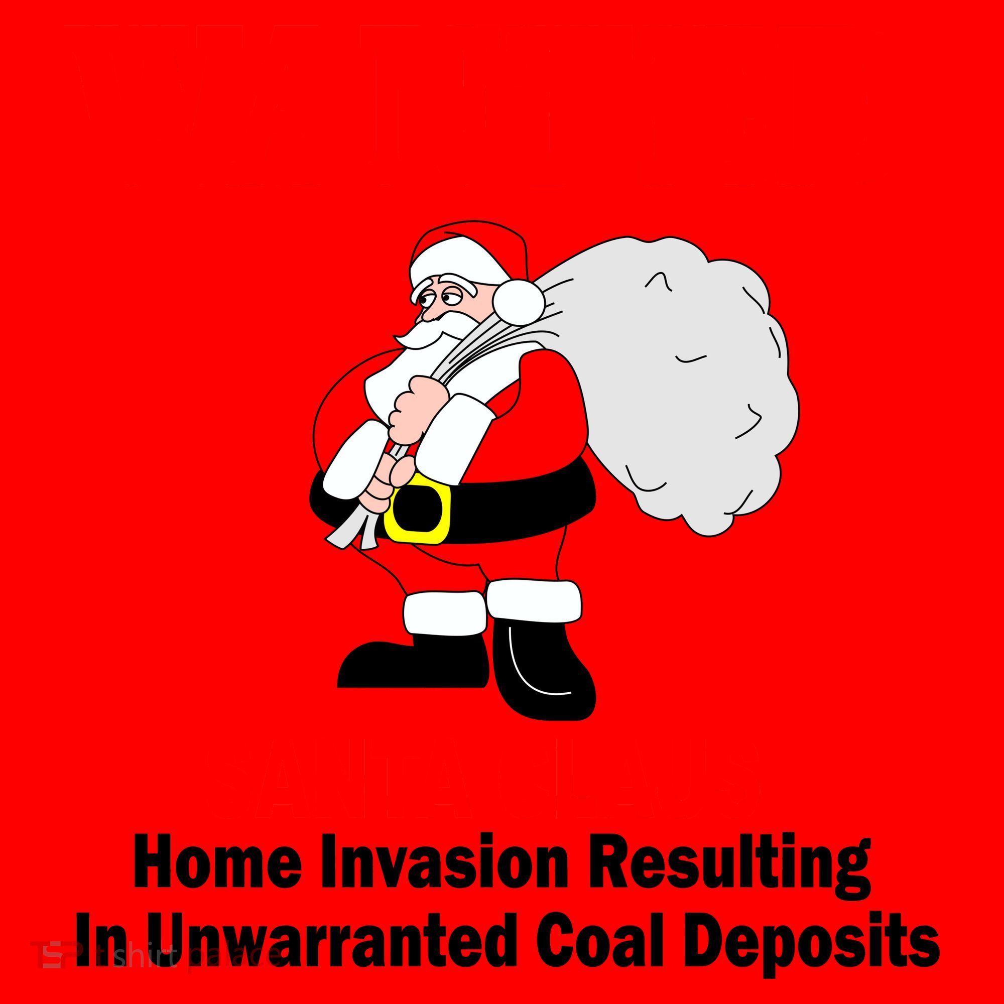 Wanted Santa Claus Home Invasion Santa Hat