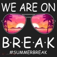 We Are On Break Summer Break Tropical Women's Sweatshirt thumb 2