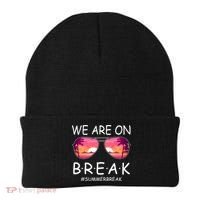 We Are On Break Summer Break Tropical Beanie thumb 0