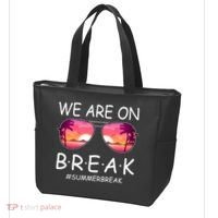 We Are On Break Summer Break Tropical Tote Bag thumb 3
