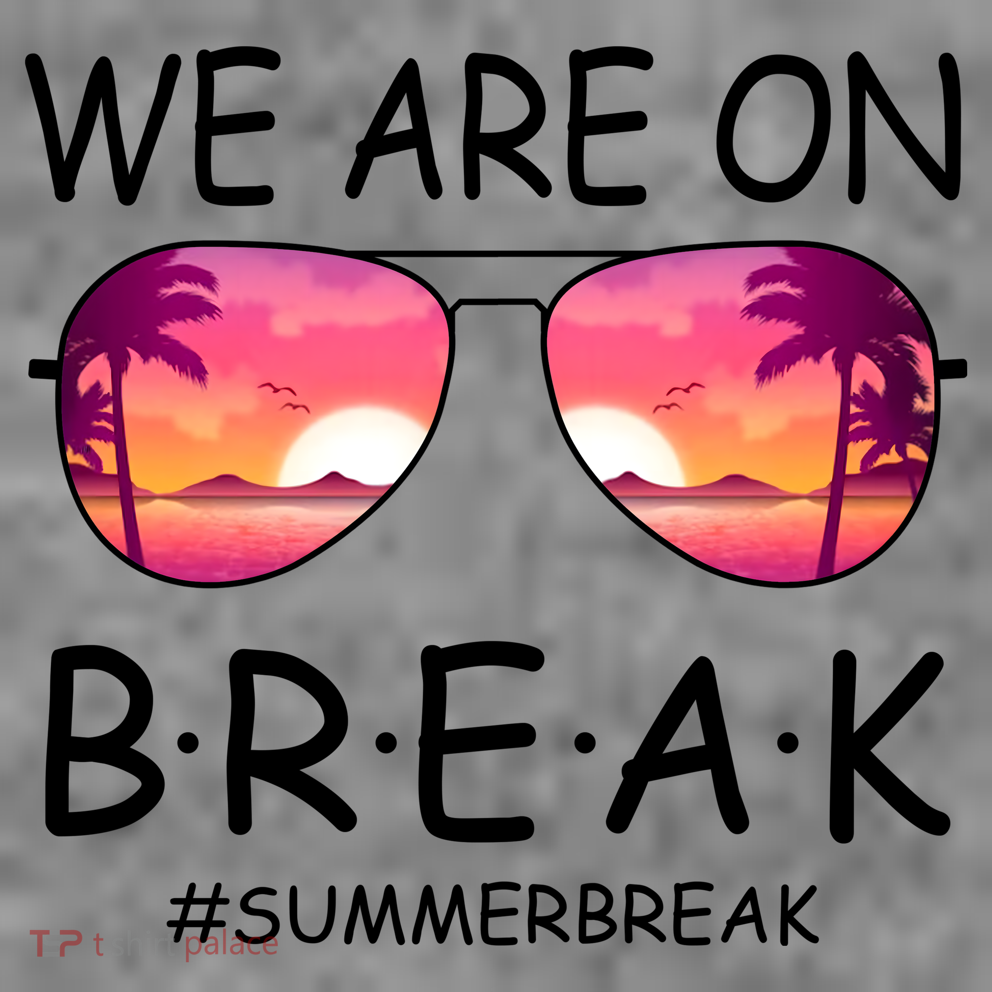 We Are On Break Summer Break Tropical Hoodie