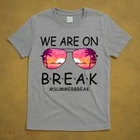 We Are On Break Summer Break Tropical T-Shirt thumb 5