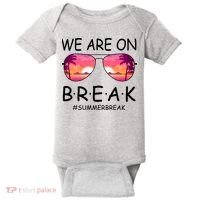 We Are On Break Summer Break Tropical Baby Bodysuit thumb 0