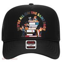 Were All One The Same Page Library Reading Fan Book Lover Hat thumb 0
