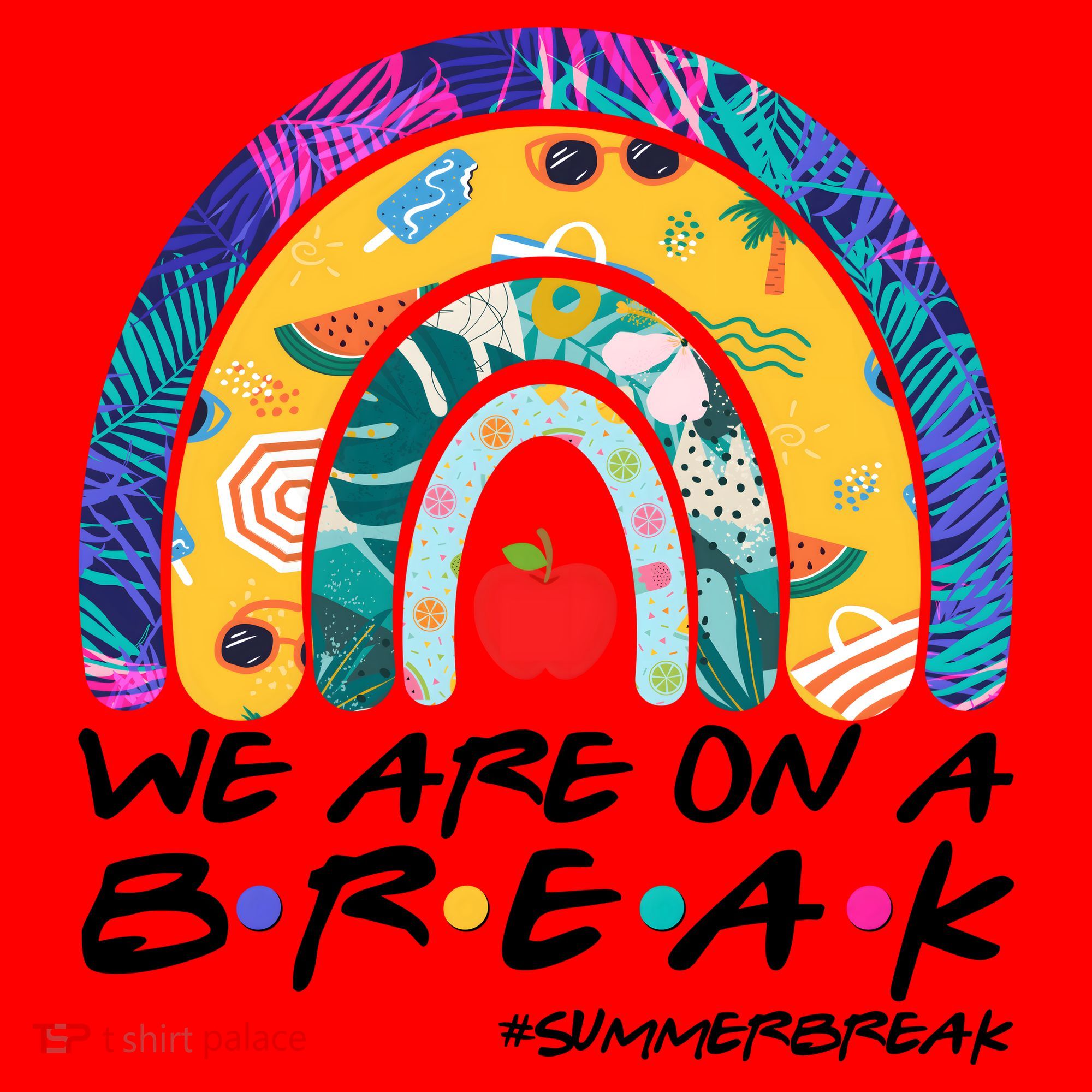 We Are On A Break #Summerbreak Schools Out Santa Hat