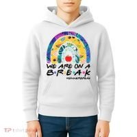 We Are On A Break #Summerbreak Schools Out Kids Hoodie thumb 4