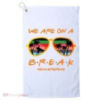 We Are On Summer Break Schools Out Golf Towel thumb 0
