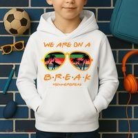 We Are On Summer Break Schools Out Kids Hoodie thumb 2