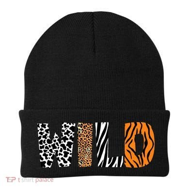 Wild Animal Pattern Cow Leopard Zebra Tiger Animal Print Beanie