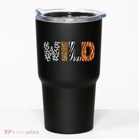 Wild Animal Pattern Cow Leopard Zebra Tiger Animal Print Tumbler thumb 0
