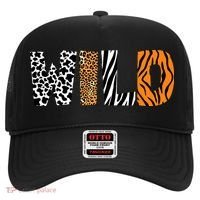 Wild Animal Pattern Cow Leopard Zebra Tiger Animal Print Hat thumb 0