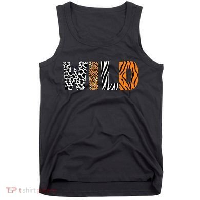 Wild Animal Pattern Cow Leopard Zebra Tiger Animal Print Tank Top
