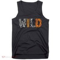 Wild Animal Pattern Cow Leopard Zebra Tiger Animal Print Tank Top thumb 0