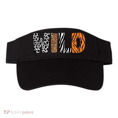 Wild Animal Pattern Cow Leopard Zebra Tiger Animal Print Visor