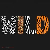 Wild Animal Pattern Cow Leopard Zebra Tiger Animal Print Kids T-Shirt thumb 4