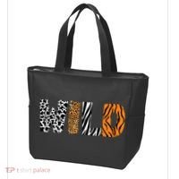 Wild Animal Pattern Cow Leopard Zebra Tiger Animal Print Tote Bag thumb 3