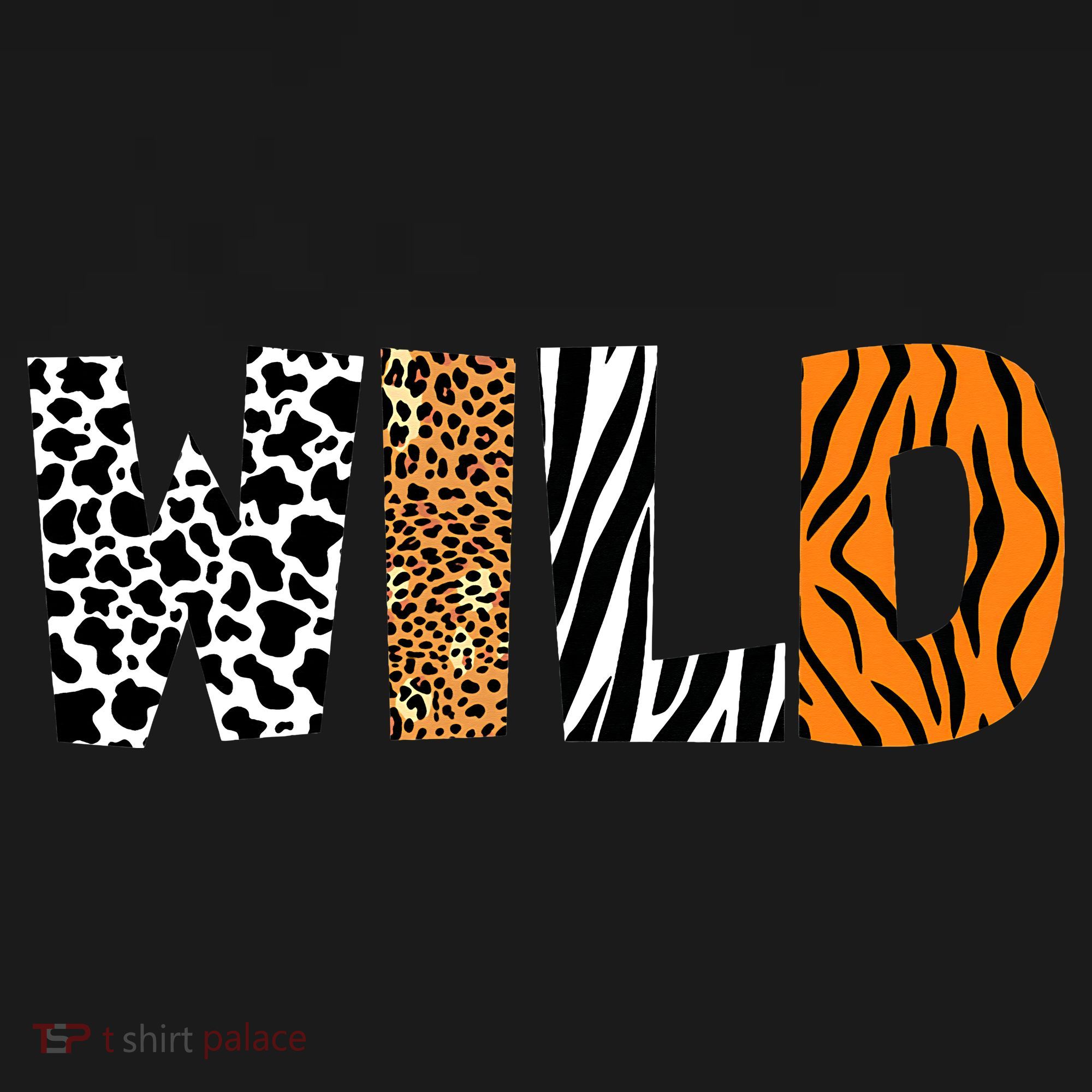 Wild Animal Pattern Cow Leopard Zebra Tiger Animal Print Tote Bag