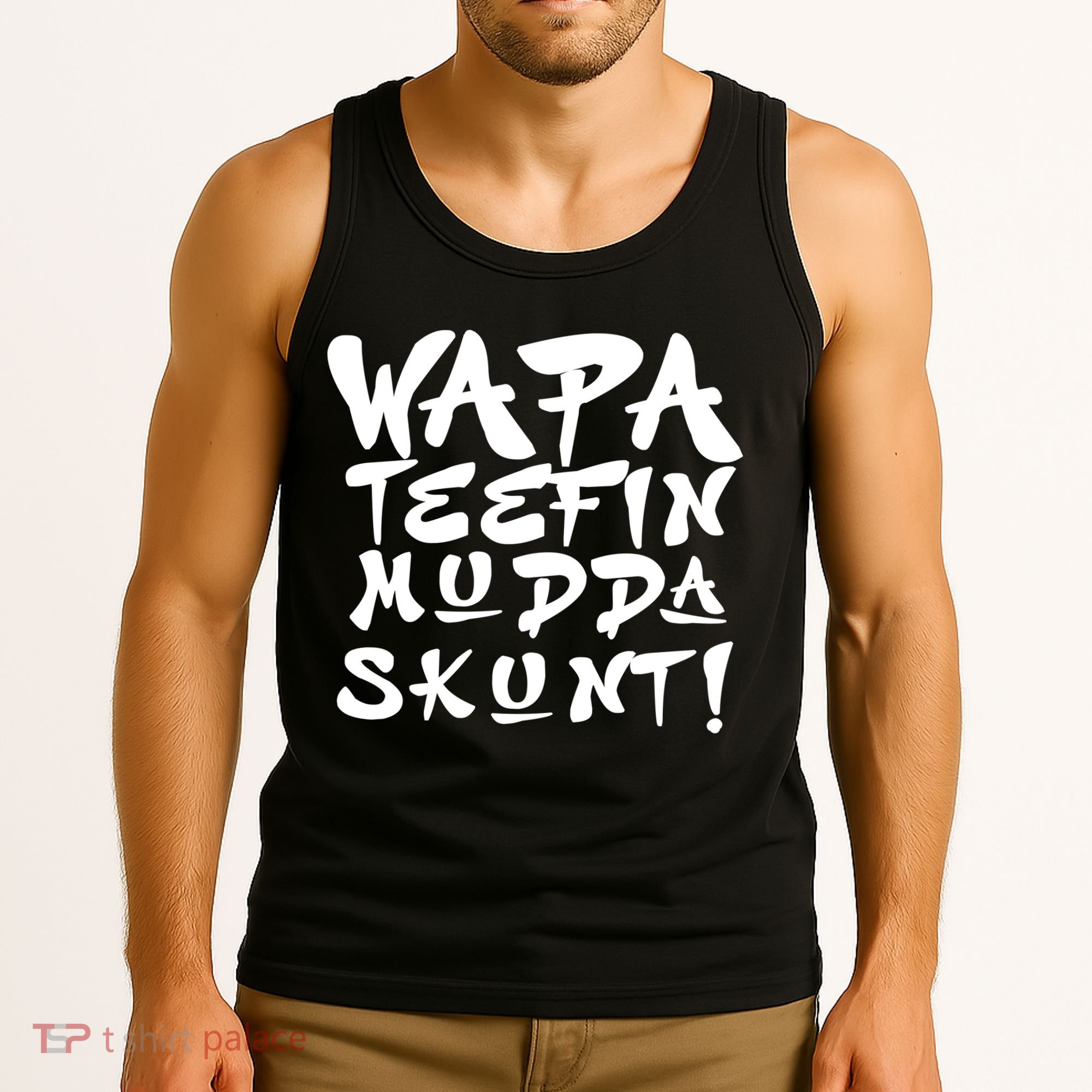 WAPA TEEFIN Mudda Skunt Tank Top