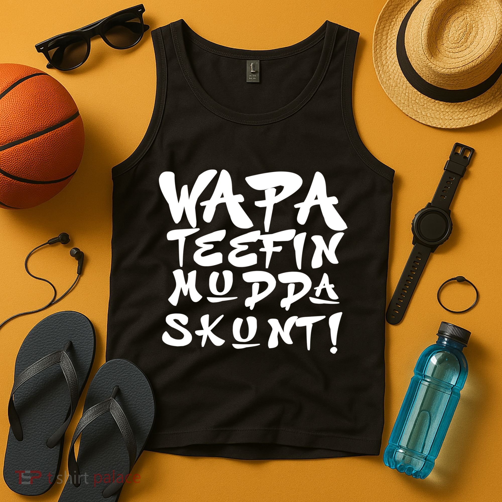 WAPA TEEFIN Mudda Skunt Tank Top