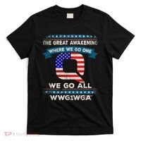 We Are Q | QAnon Flag WWG1WGA Q Anon T-Shirt thumb 0