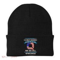 We Are Q | QAnon Flag WWG1WGA Q Anon Beanie thumb 0