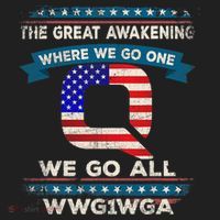 We Are Q | QAnon Flag WWG1WGA Q Anon Beanie thumb 2