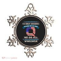 We Are Q | QAnon Flag WWG1WGA Q Anon Ornament thumb 0