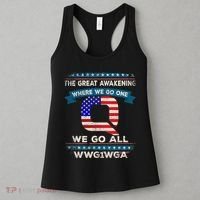 We Are Q | QAnon Flag WWG1WGA Q Anon Women's Tank Top thumb 3