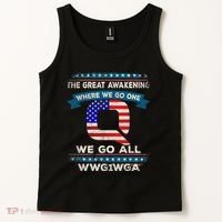 We Are Q | QAnon Flag WWG1WGA Q Anon Tank Top thumb 2