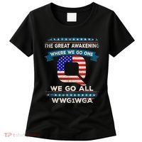 We Are Q | QAnon Flag WWG1WGA Q Anon Women's T-Shirt thumb 0