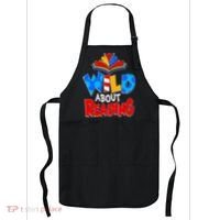 Wild About Reading Book Lover Reading Fan Apron thumb 0