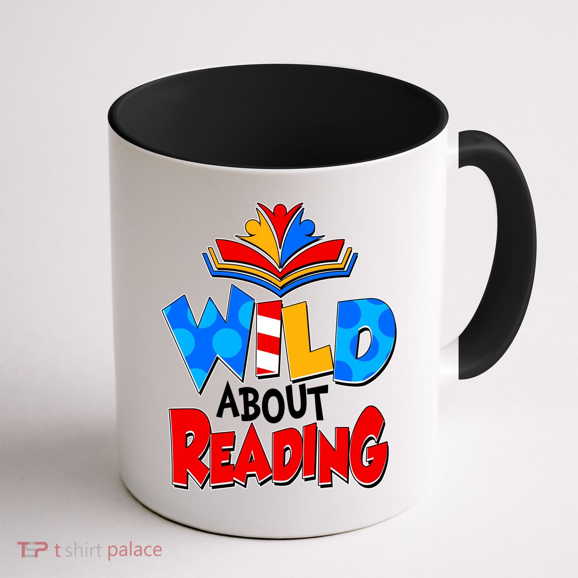 Wild About Reading Book Lover Reading Fan Coffee Mug