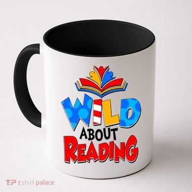 Wild About Reading Book Lover Reading Fan Coffee Mug