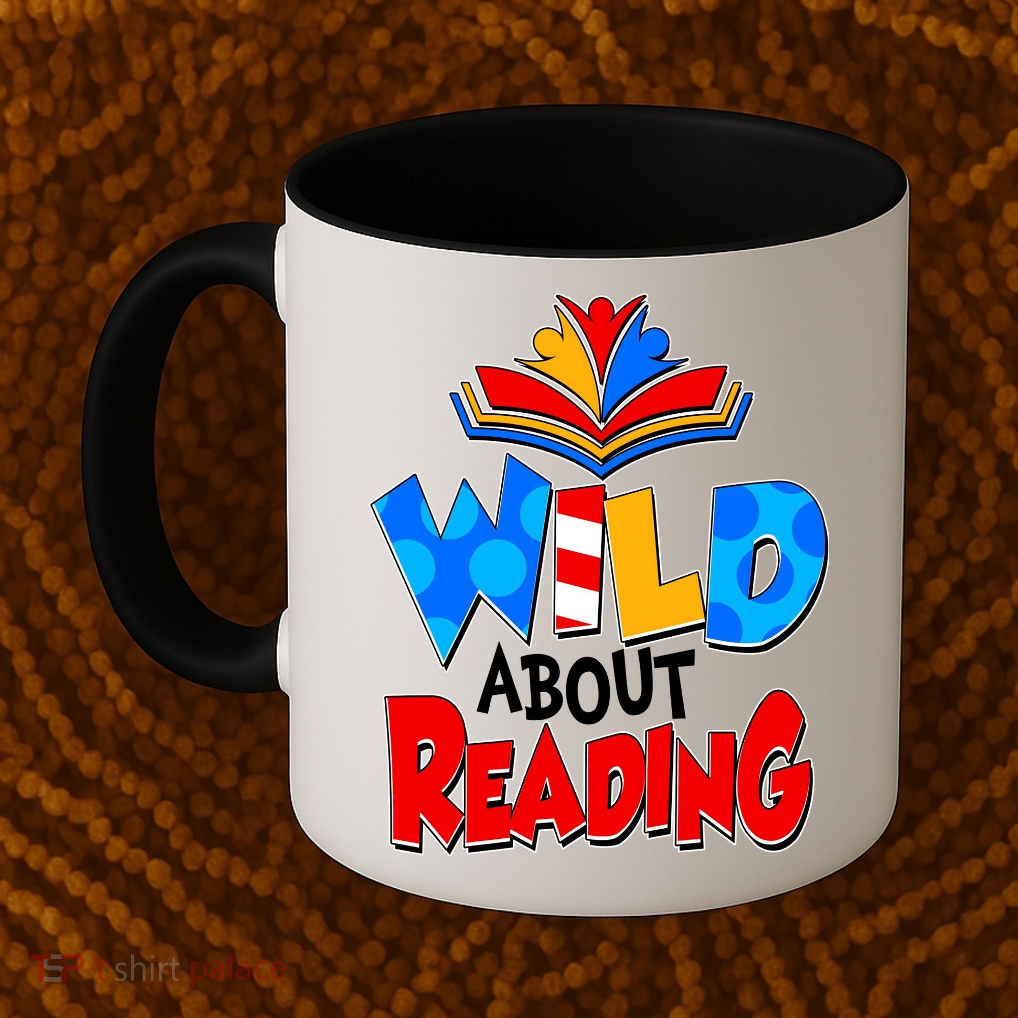 Wild About Reading Book Lover Reading Fan Coffee Mug